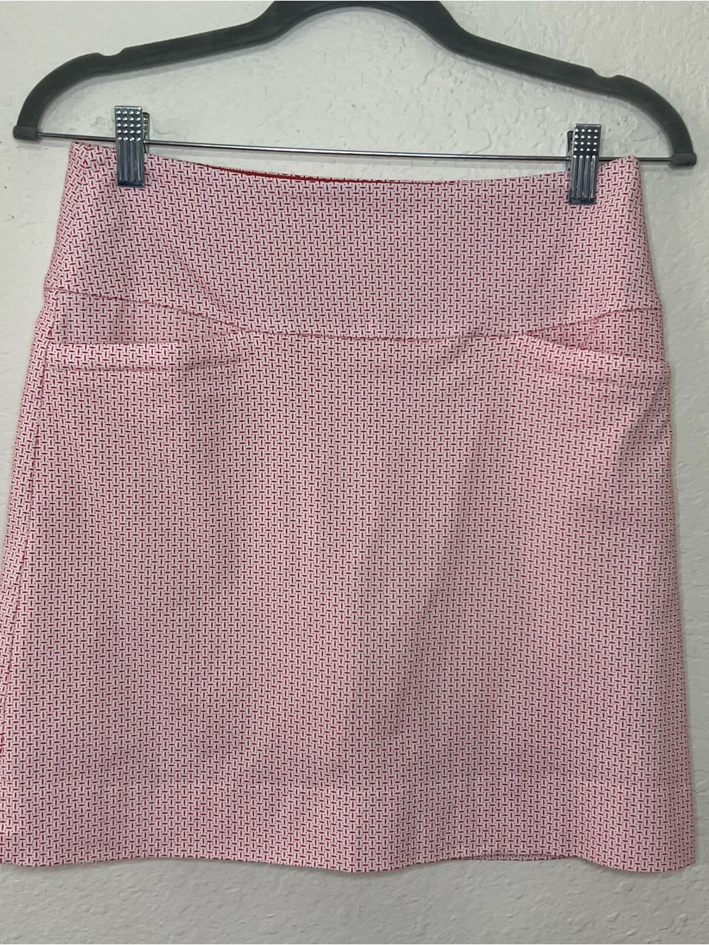SC & Co Skort Women’s Size Small Orange Salmon White Pockets Pull On Golf Tennis